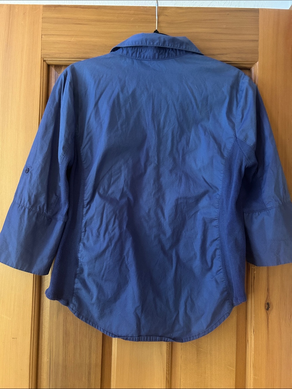 Women’s Button-Down Shirt - Deep Royal Blue - Picture 6 of 11
